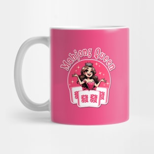 Pink Mahjong Queen Mug